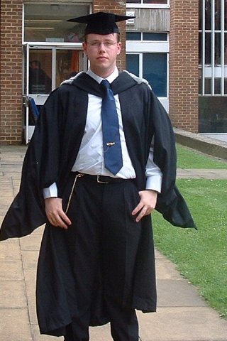 Phil outside Engineering at Sussex 2